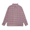 2024 Plaid Long Sleeve Shirt Japanese Hong Kong Style Ins Loose Shirt Boys Summer Trendy Versatile Casual Coat