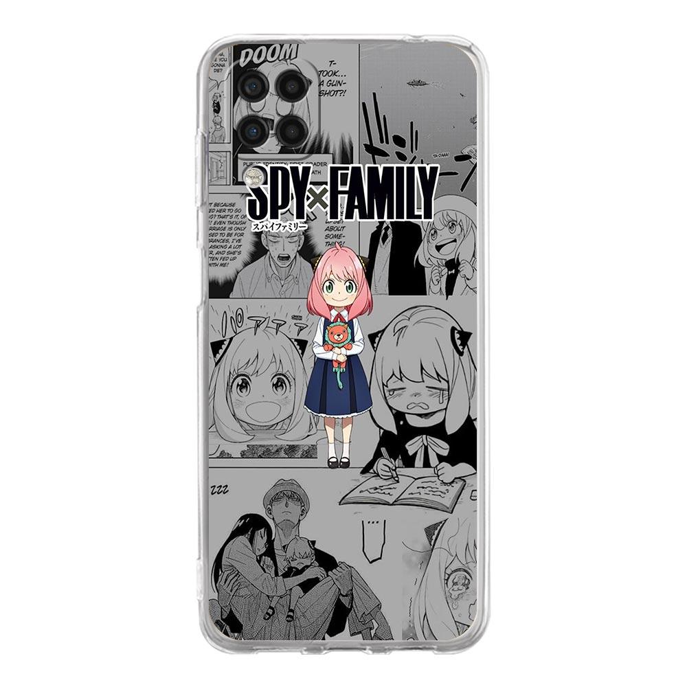Чехол для телефона Spy x Family Anya Forger для Samsung A51 A71 A21S A12 A11 A31 A41 A01 A03S A13 A33 A73 A53 A52 A32 5G A23, прозрачный чехол
