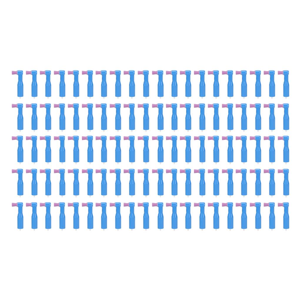 100 шт. наборы для полировки полости рта одноразовые полировщики для удаления пятен на зубах для клиники полости рта фиолетовые