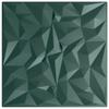 VidaXL Wall Panels 24 Pcs Green 50x50 Cm XPS 6 M² Amethyst, Wainscoting, Wall Decoration, Wall Covering, Tile 4100058
