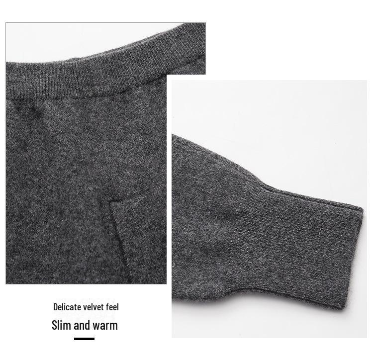 Мужские брюки из чистого кашемира – коллекция осень-зима: Повседневная, теплая, удобная, толстая шерсть для дома