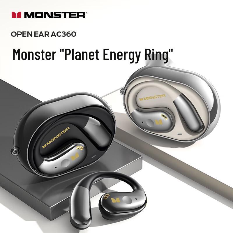 Monster AC360 Open Ear Ear-hook True Wireless Bluetooth Earbuds