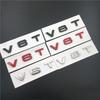 3d Metal Black V8T Logo V6T Emblem Letters Car Fender Badge For S6 C7 S7 V8T Q5 A6 A4 S5 SQ5 S4 C7 V6T Sticker Accessories