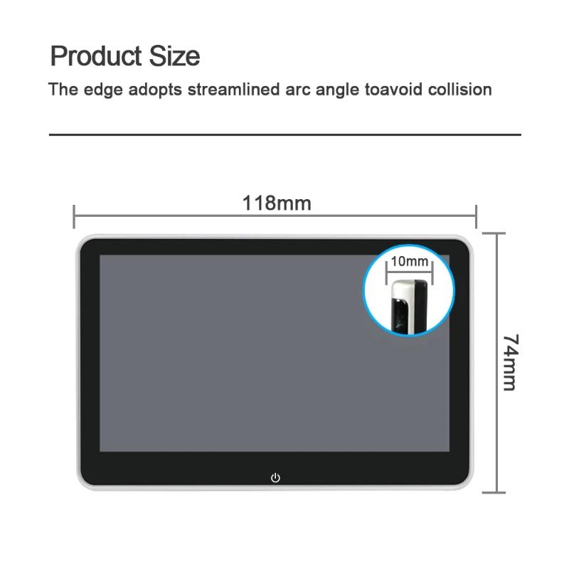 10,1-дюймовый монитор подголовника 1080P MP5 Поддержка экрана телефона Apple Android Универсальная модель Проекция Мультимедиа