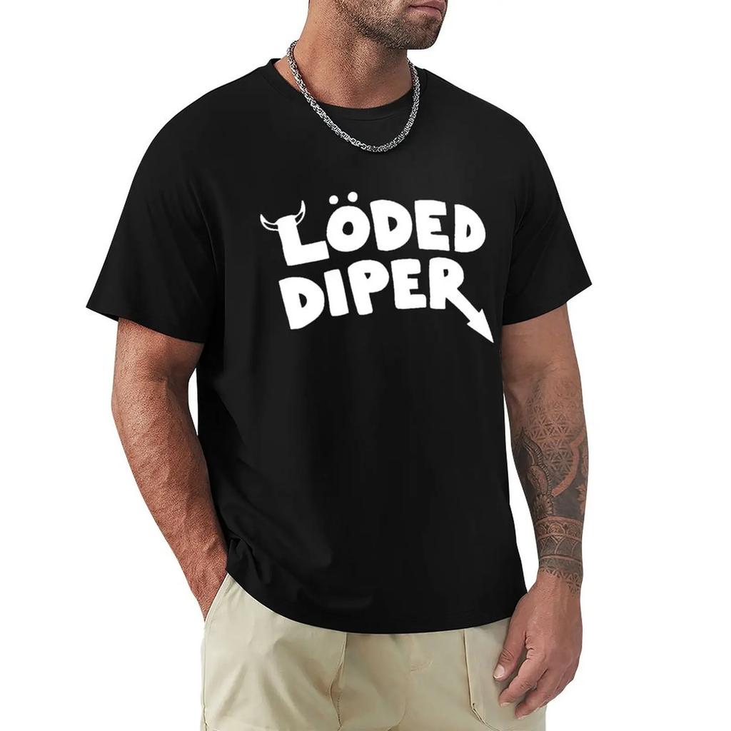 Футболка LODED DIPER DIARY OF A WIMP KID Футболка Harajuku с коротким рукавом Футболка с графикой из 100% хлопка
