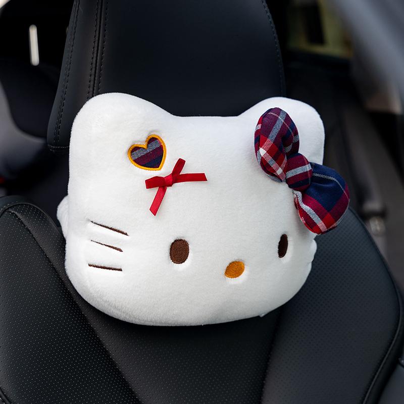 Hello Kitty Подушка-подголовник для шеи в машину Аксессуары Автомобили Поддержка шеи сиденья Автомобильное сиденье Поддержка головы Защита шеи Подарки