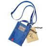 8325 Strap with Tote Type Pouch Snoopy SNOOPY IP Lanyard PEANUTS 8K [Rootote] (Blue)