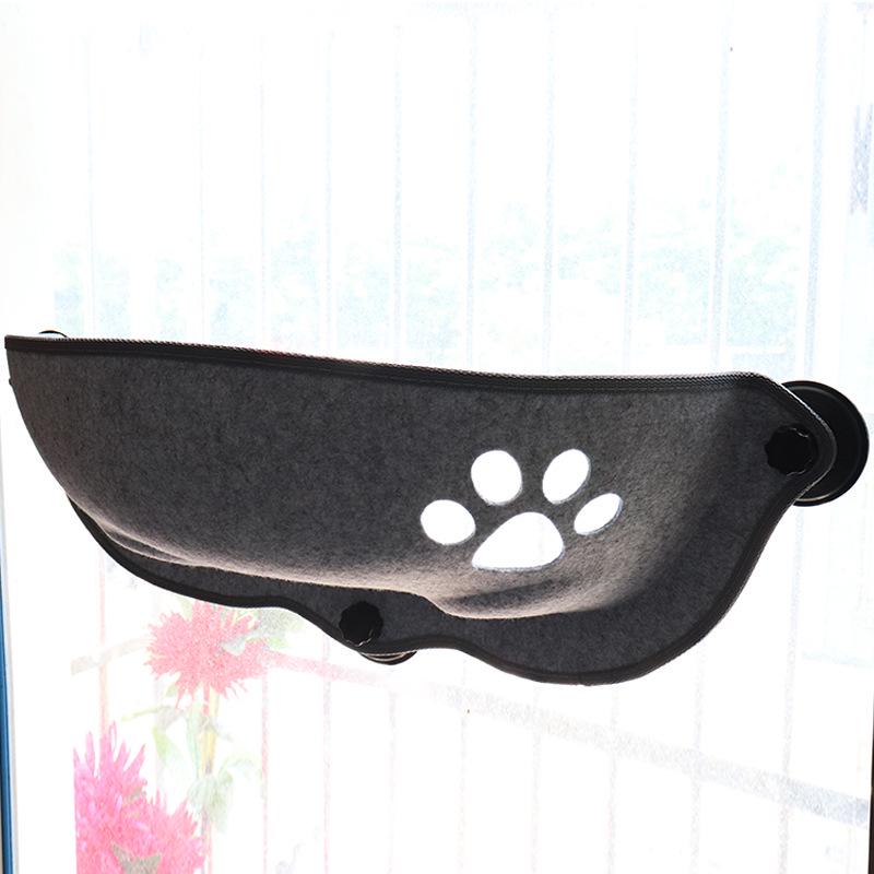 Cat Hammock Window Sill Bed with Suction Cups - Pet Balcony Perch