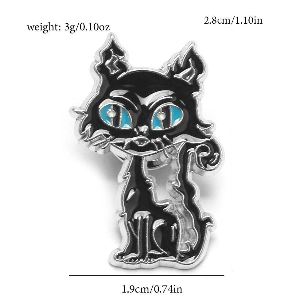 7Pcs/set Animated Films Coraline Doll Badge Metal Brooch Backpack Badge Halloween Accessory Gifts for Friends