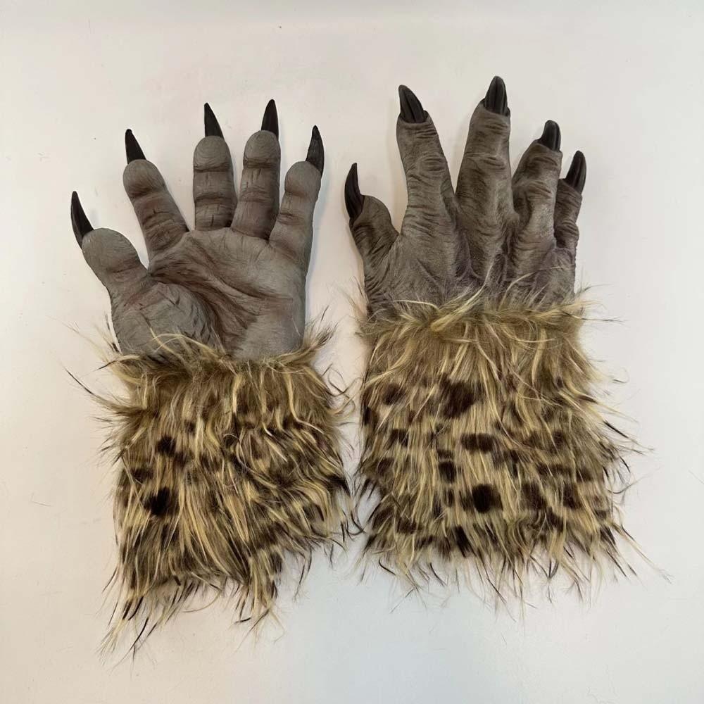 Creepy Beast Claws Realistic Cosplay Mittens Party Props Halloween Gloves Masquerade