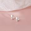 Темперамент Бабочка Ухо Пряжка Ниша Дизайн Sense Женские Простые Корейские Маленькие Мини Серьги Серьги