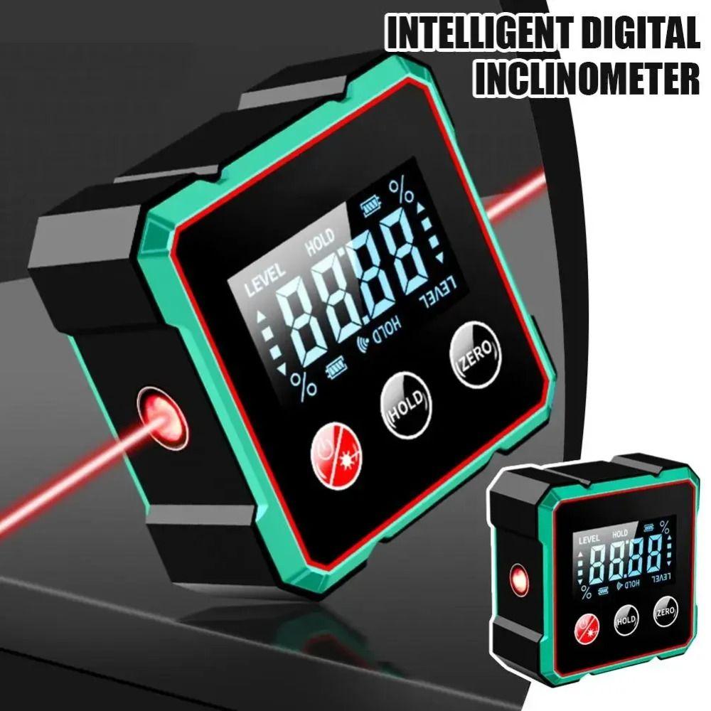 0-90° Range Digital Angle Gauge Magnetic Inclinometer Angle Finder Tool Construction