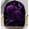 Cross-border floral sun hat, sun protection hat for men and women, summer outdoor hat3D Printed Duckbill Cap Floral Baseball Cap
