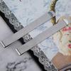 10 шт. швейных зажимов для подгибки, зажимы для подгибки из нержавеющей стали, металлические зажимы для обжима, линейка для измерения ткани, инструменты для самостоятельного шитья