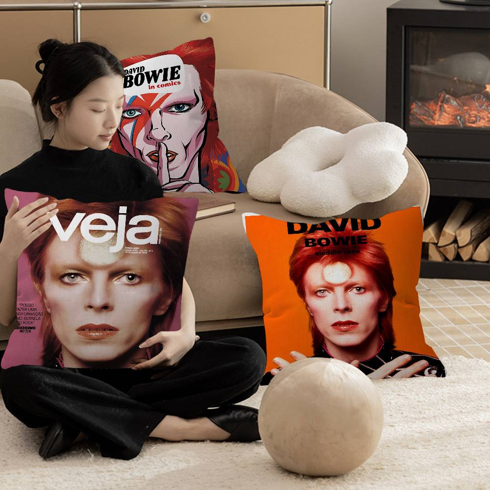 Singer D-David_B-Bowie Personalized Pillow Dust Cover Bedroom Kids Party Decoration Pillowcase Birthday Children Gift