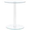 Transparent Coffee Table 40 cm Tempered Glass
