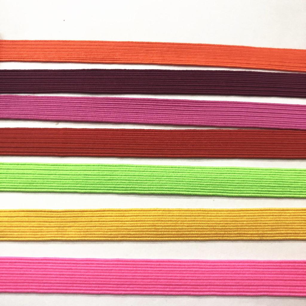 Эластичная плоская резинка - 300 цветов, заказ 1 рулон