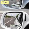 2pcsHot selling car universal blind spot mirror borderless 360 degree wide-angle adjustable rearview mirror car reversing assist