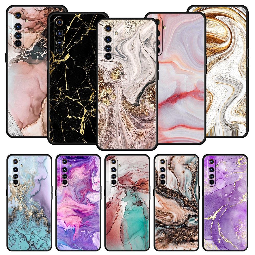 Винтажный мраморный чехол для Realme C67 C63 C55 C53 C35 C25 C21 GT 2 3 5 6 10 11 12 13 Pro Plus 5G Мягкий ТПУ чехол для телефона Fundas Capas