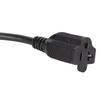 Nema 5-15P To 5-20R Adapter, Safe US Plug 125V Power Extension Cable (Plug and Play) for Computer