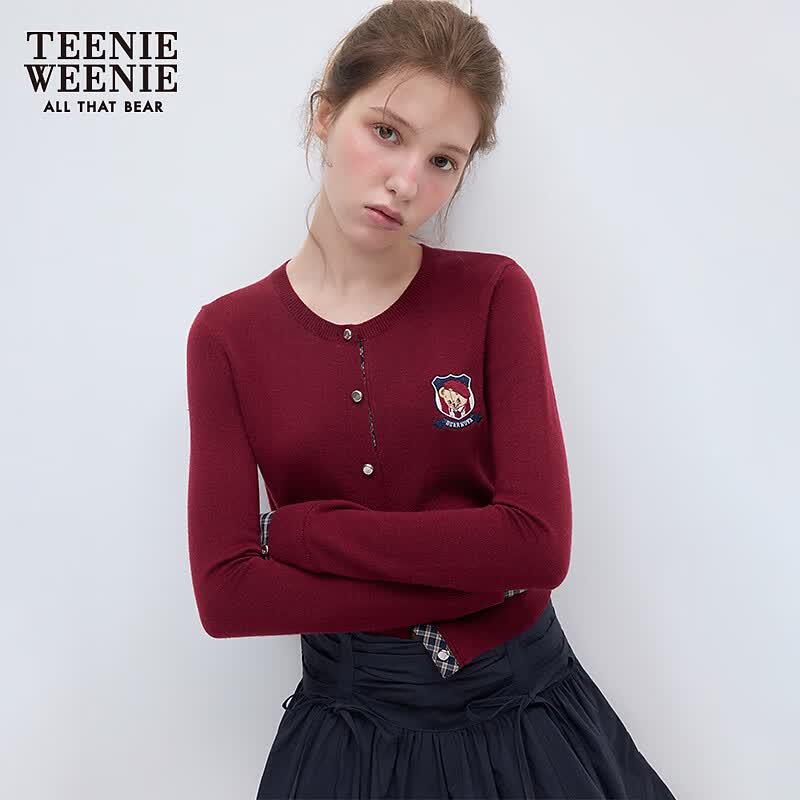 Teenie Weenie Вязаный кардиган с мишкой