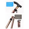 Travel Antislip Aluminium Zinc Zinc Alloy Metal Fold Crutches For Elderly Walking Stick Trekking Poles