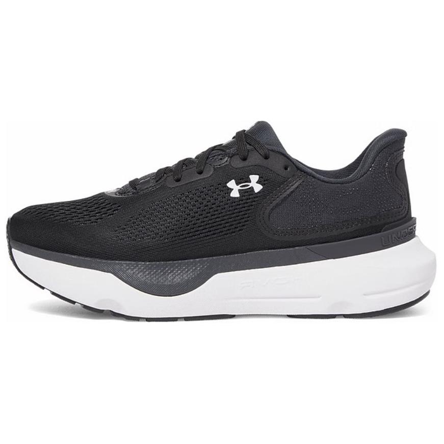 Under Armour HOVR Infinite Pro 2 Black White Women Sneakers Anthracite 3028177-001