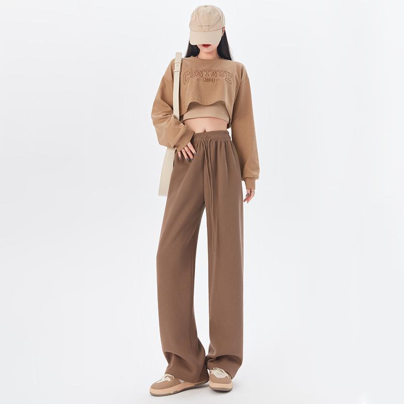 Спортивные штаны для бега, женские широкие мешковатые брюки, весенние летние женские брюки большого размера с высокой талией, женские спортивные штаны, брюки