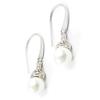 [I3716] - Silver 'Sissi' Earrings, Silver-white (rhodium-plated) - 17x8 Mm