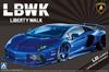 Пластиковая модель AOSHIMA Liberty Walk Series LB Works Lamborghini Aventador 1/24 № 18 Ver.2