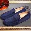New Loafer for Men Suede Men's Shoes Casual Flats Mens Loafers Luxury Moccasins Breathable Summer Driving Shoes