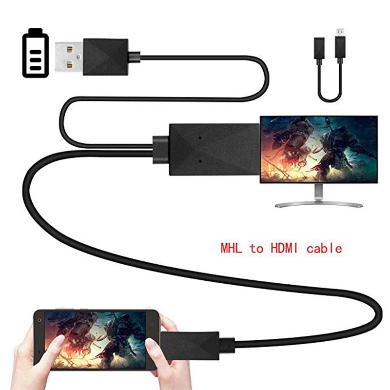 5-контактный и 11-контактный адаптер для телевизионного кабеля Micro USB HDMI 1080P HD для телефона Android