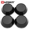 4PCS Universal ABS 65MM Car Wheel Center Cap Sport Rim Hub Caps Dust-proof Cover 60MM Clip Car