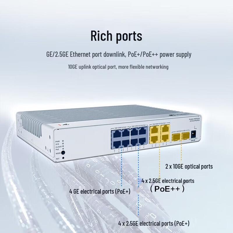 HUAWEI Kunling S310S-4P8UN2X PoE Network Switch