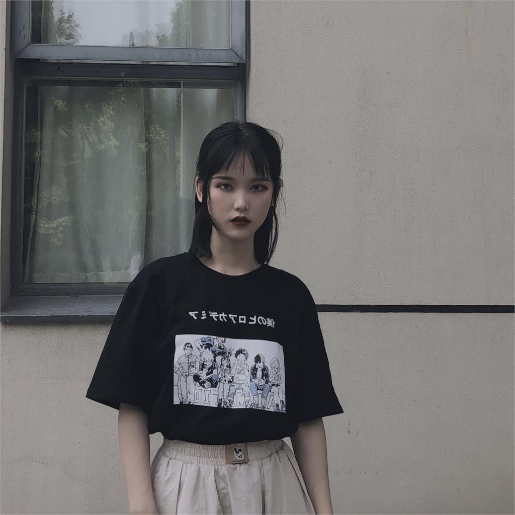 2020 My Hero Academia Anime Print Fun Top Casual Summer Harajuku Dabi Cute T-shirt Japan Boku No Hero T-shirt