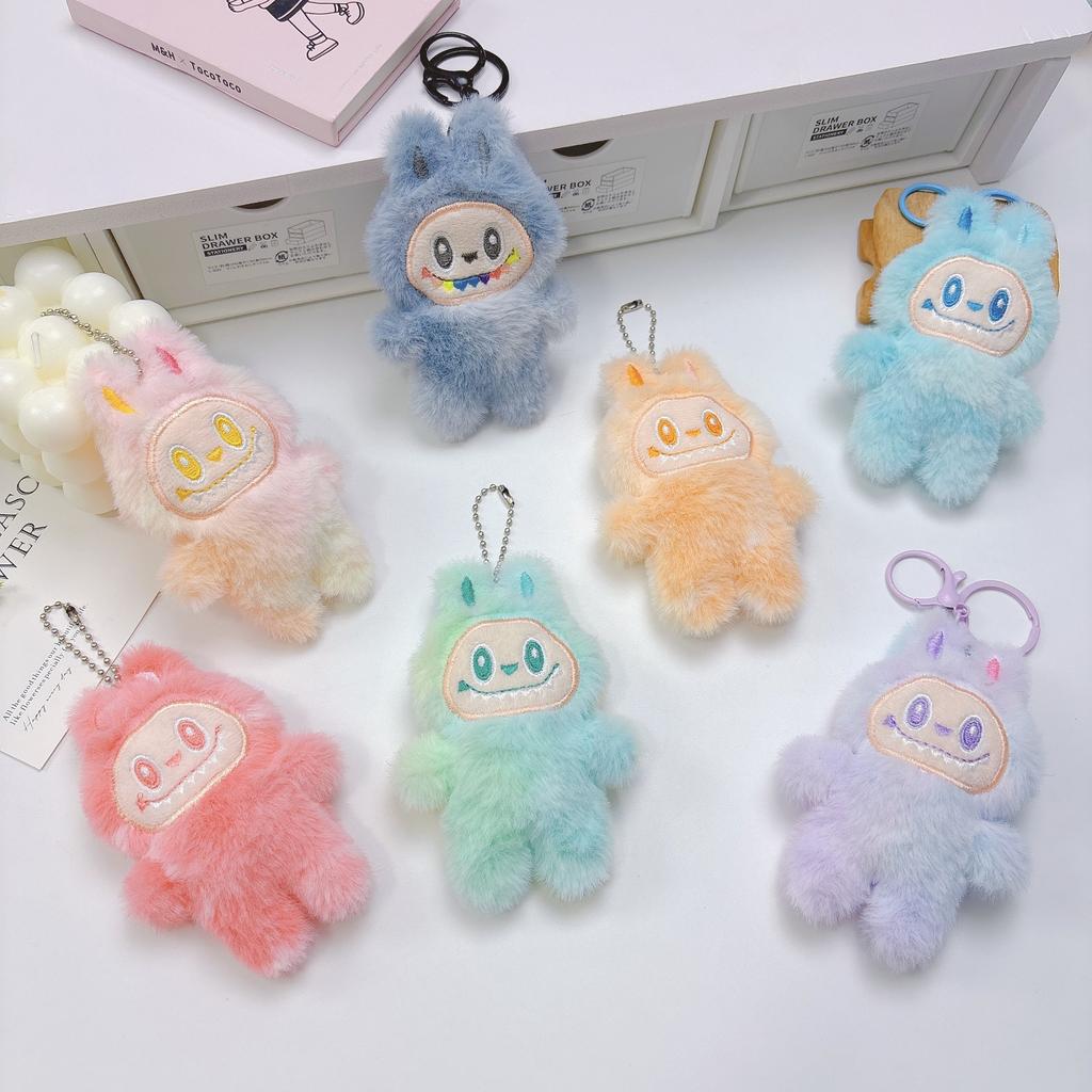 Squeaky Plush Pendant Cute Doll Keychain Plush Toy Pendant