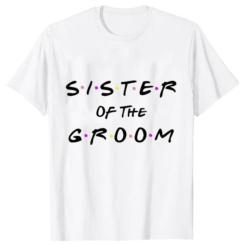 Womens Tshirt EngageUnisext Bachelorette Party Wine Crew Top Bridesmaid Team Bride Sister Mother of The Groom Tshirt Bridal Top