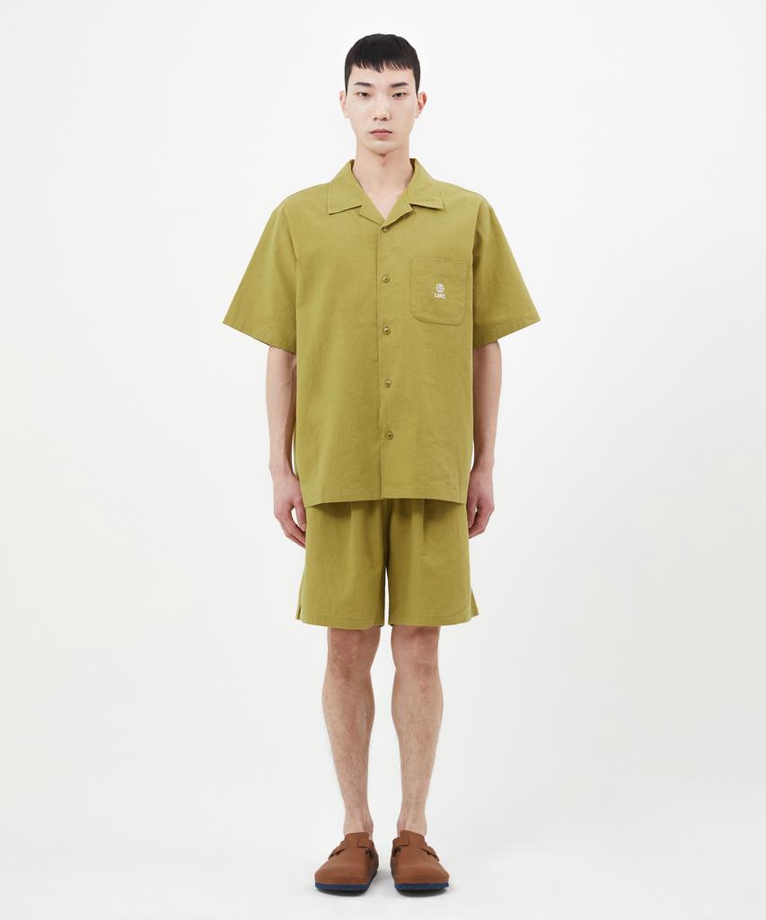 Шорты LMC Globe Linen Оливковые