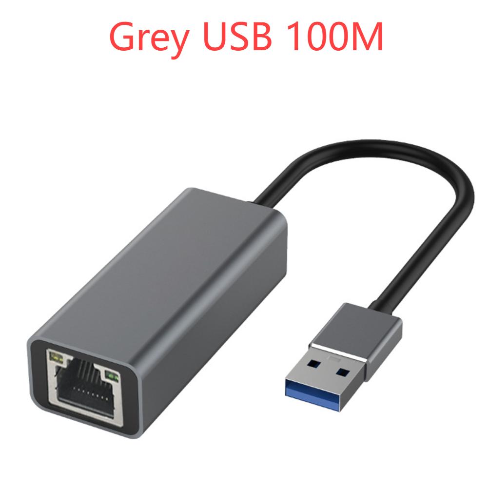 Адаптер Ethernet USB Type C 1000/100 Мбит/с USB к RJ45 Lan для Xiaomi Mi Box Nintendo Switch Сетевая карта Ноутбук ПК Windows