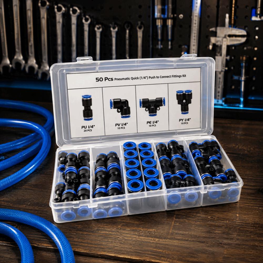 Push in Quick Fittings Hard Pipe Connector Pneumatic Connector 4mm/6mm/8mm/10mm/12mm