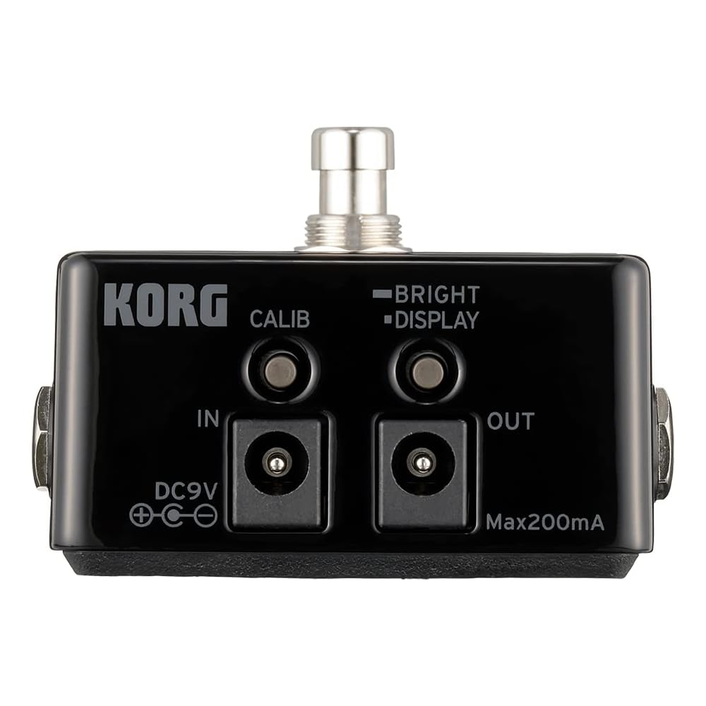 KORG Pitchblack X Педальный тюнер для гитары/баса, точность ±0,1 цента, Ультра-буфер, True Bypass, Выход DC, Стробоскопическая настройка, PITCHBLACK PB-X