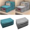 3Pcs Clothing Wardrobe Organizer Bag Clothes Blanket Quilt Closet Box Bag Home Foldable Storage