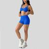Womens 40-Color Seamless Yoga Set With Backless Halter Top Quick-Dry Sportswear Outdoor Fitness Gym Workout