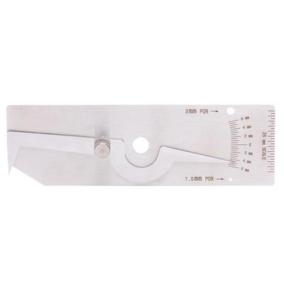 Набор для сварки угловых швов, калибровочный калибр, контрольный тест сварки, локтевой инструмент из нержавеющей стали L, подрезная линейка