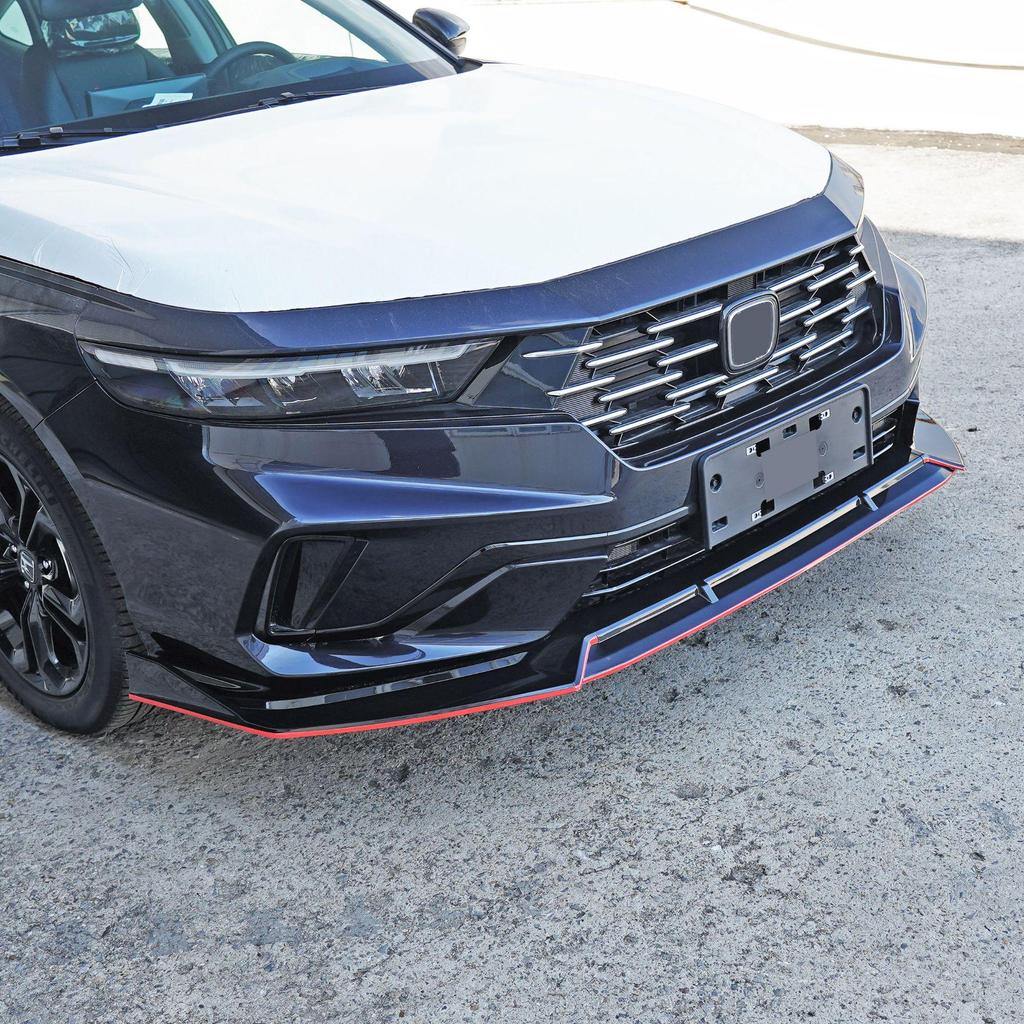 Accord 25-го поколения, комплектация Sport: Комплект без сверления: передний сплиттер, задний спойлер, боковые юбки, задний диффузор.