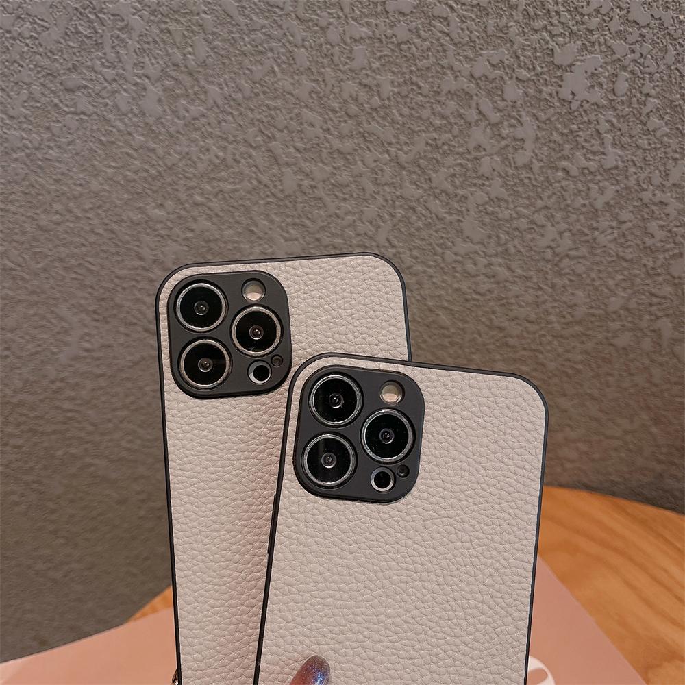 Роскошный винтажный кожаный мягкий чехол для Iphone 14 13 12 11 Pro Max 14 Plus противоударный защитный чехол для камеры бизнес-бампер чехол Coque