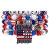 4th of July Bracelets USA Bead Bracelet American Flag Bracelets Patriotic Independence Day Bracelet