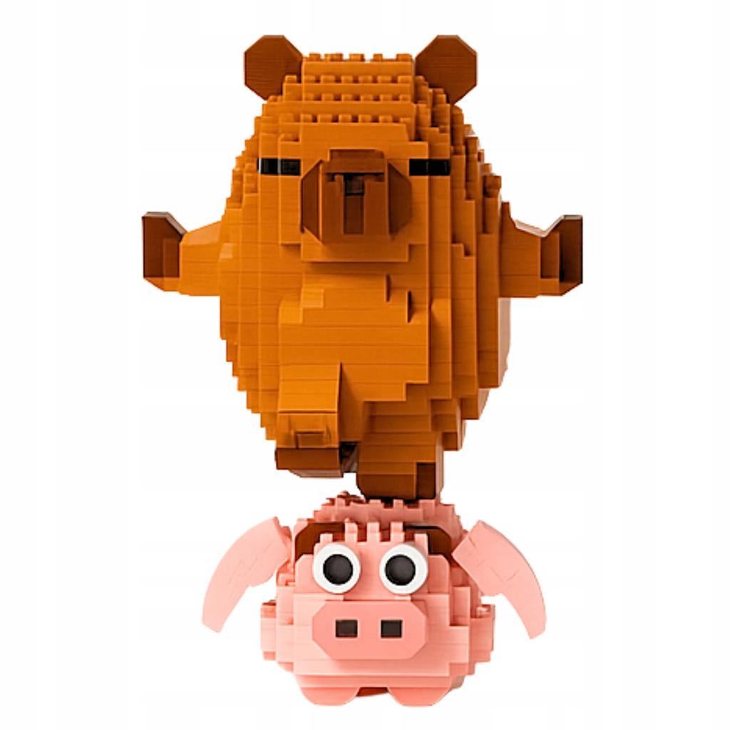 Capybara Construction Set Pig With Pig Figure
