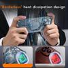 Oatsbasf Metal Frameless Phone Case for iPhone 16/16 pro/16 Pro Max Heat Dissipation Protective Phone Cover Built-In Stand