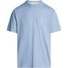 Jeans Textured Logo Solid Color Crew Neck Short Sleeve T-Shirt Men Tops Light-Blue J30J325657-CFF